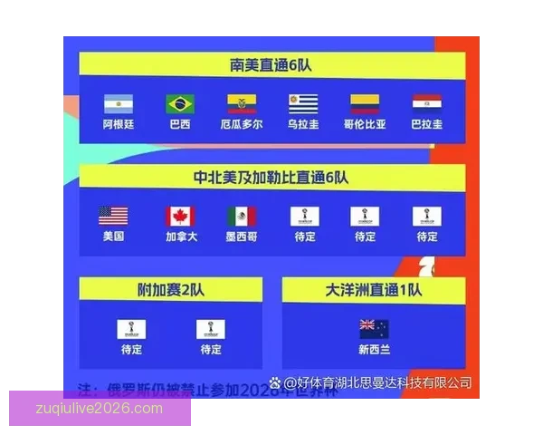 全面解析2026年世界杯晋级规则变化与各洲名额分配影响趋势